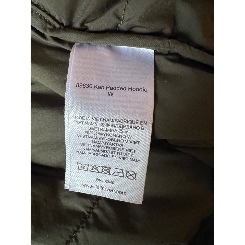Fjallraven Keb Padded Insulated Hoodie - Women's size M - Picture 8 of 12